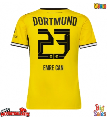 Borussia Dortmund Emre Can #23 Replica Home Stadium Shirt for Women 2026-27 Short Sleeve